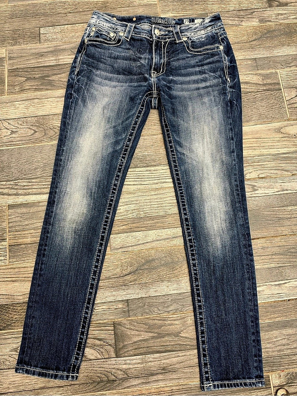 Miss Me bootcut jeans in Blue Waist 29